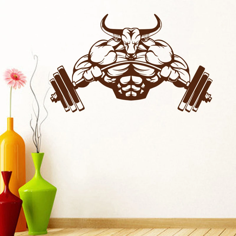 Автомобильная наклейка постеры для бодибилдинга с именем мышечной гантели