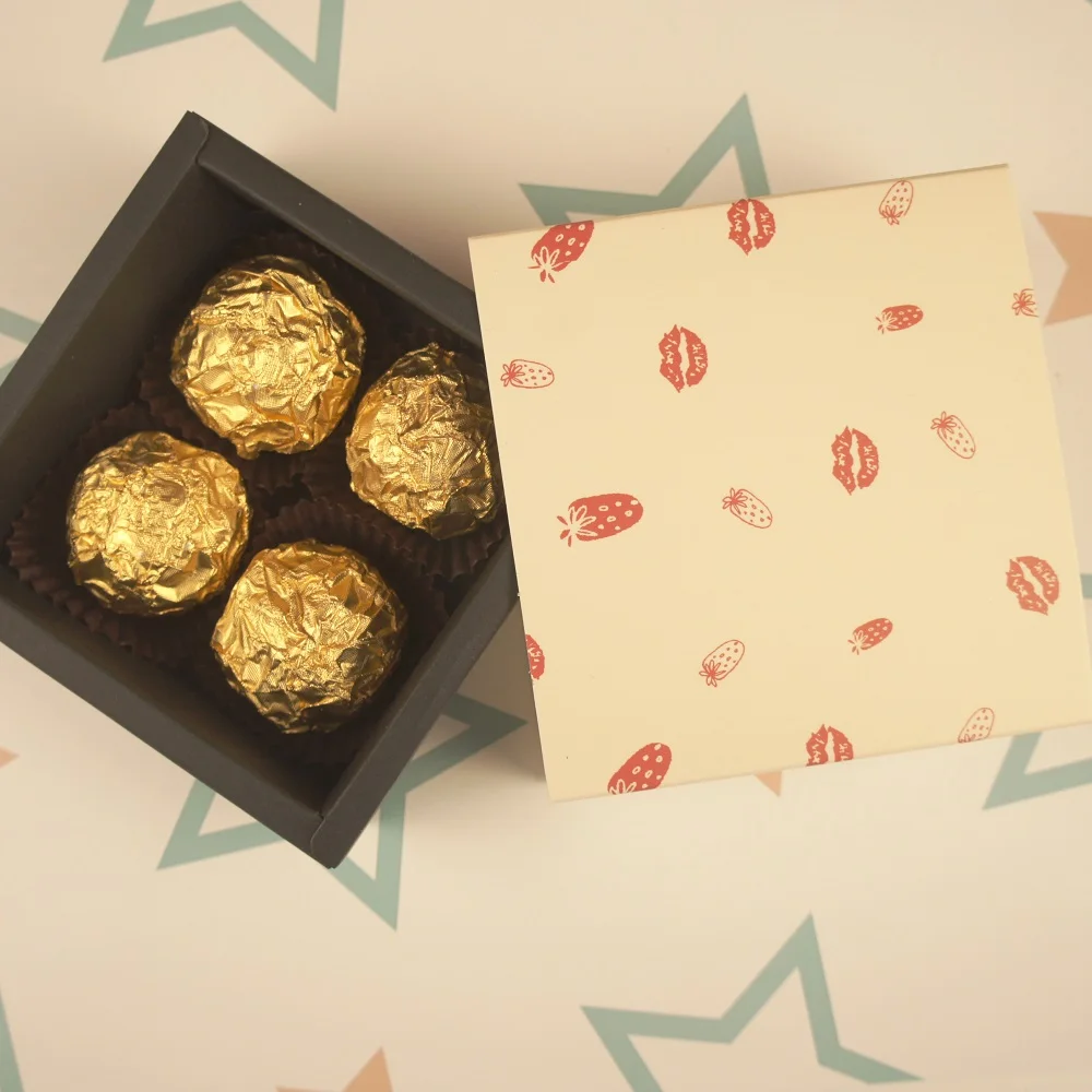 10 шт./набор бумажные коробки для шоколада 8 9x8 9x3 5 см|gift packing|gift giftsgift party |