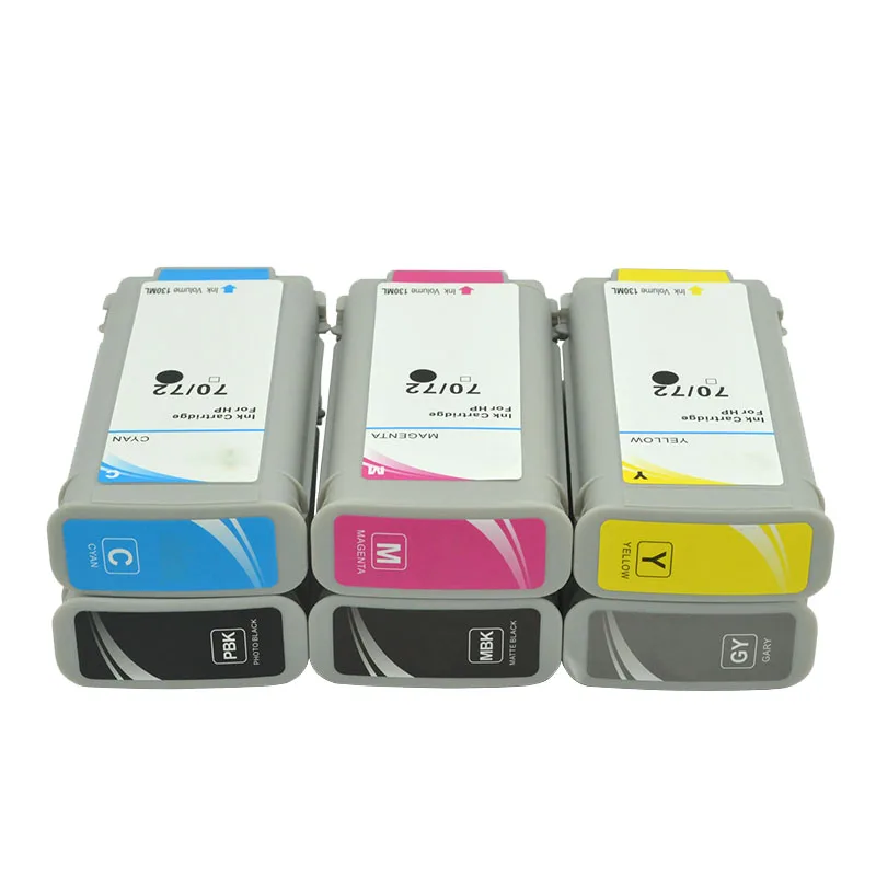 Совместим с HP 72 hp Φ DesignJet T610 T620 T770 T790 T795 T1100 T1120 T1200 T1300 T2300 Printer|Чернильные картриджи| |