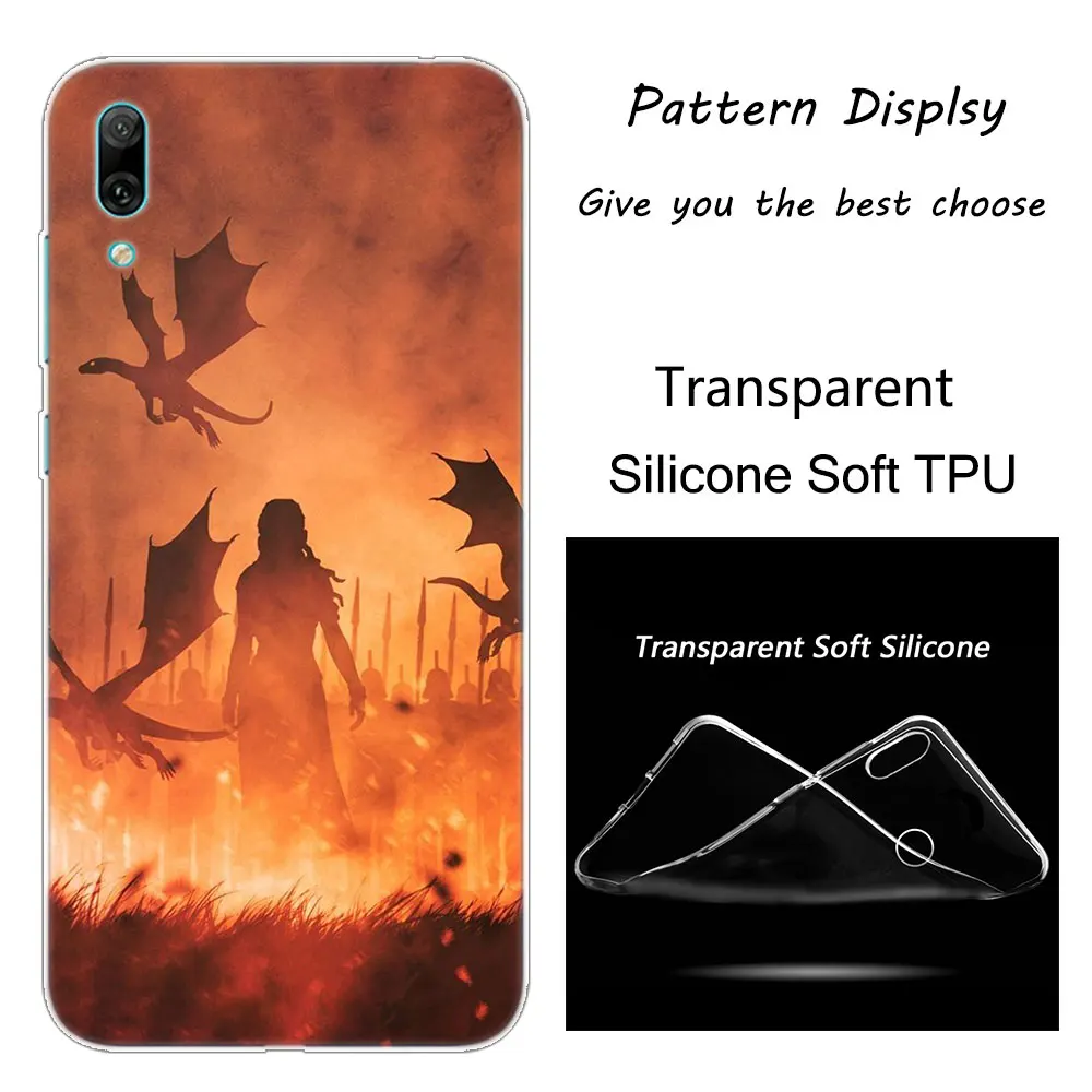 013 Горячая Распродажа силиконовый чехол для телефона daeneris Targaryen Game of Throne для huawei mate 10 20 Lite Pro Enjoy 9S Y9 Y7 Y6 Y5 Pro - Цвет: 013