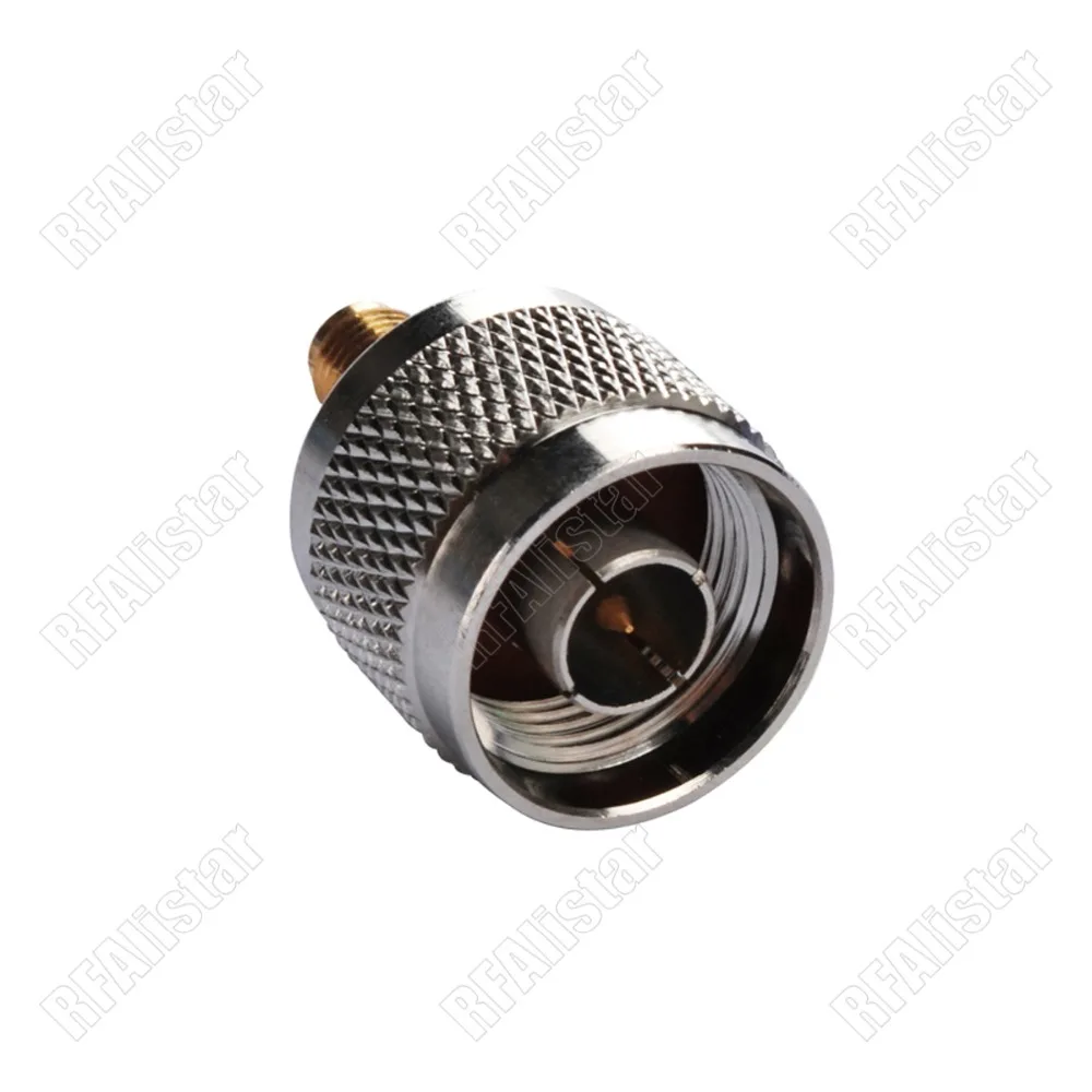 N образный штекер гнездо SMA RF коаксиальный адаптер Прямой Латунный