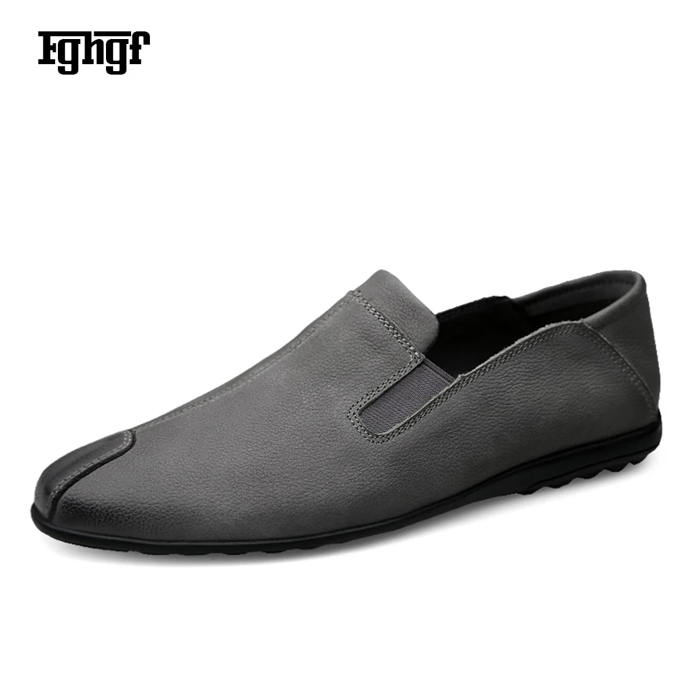 Новинка 2019 мужские туфли из нубука прочная обувь натуральной воловьей кожи на