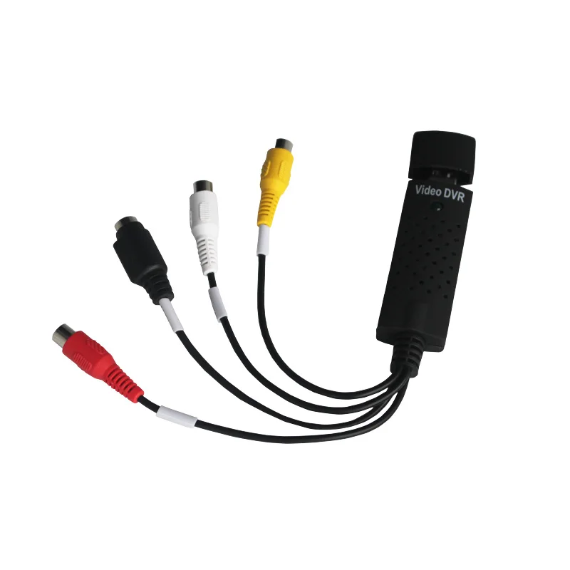 New Arrival USB 2.0 Easycap Capture 4 Channel Video TV DVD VHS Audio Adapter Card DVR Free Shipping | Безопасность и защита