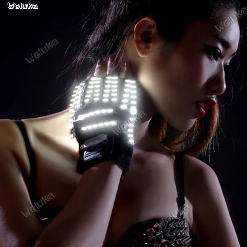 Светодиодный светильник перчатки мигающие очки лазерные костюмы одежда для