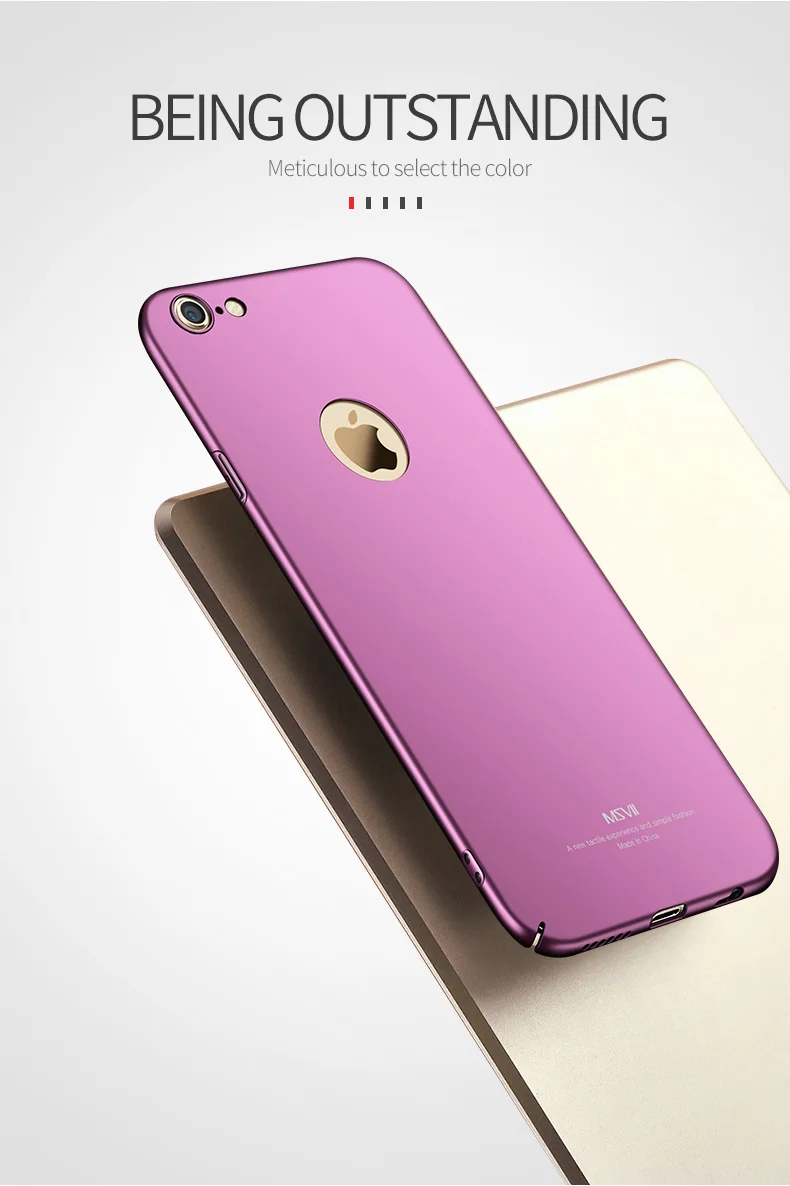 Чехол Msvii для iPhone 6S Plus, роскошный матовый чехол для Apple iPhone 6 Plus, чехол 6 Plus, Жесткий Чехол из поликарбоната для iPhone 6 S Plus, чехол