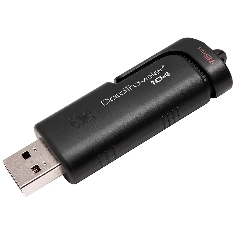 Kingston, новинка, USB Flash16GB, черный, DT104, для бизнеса, офиса, автомобиля, портативный, Cle, ручка, диск на ключ, 16 ГБ, удобная, Clef, Usb флешка, 16 ГБ