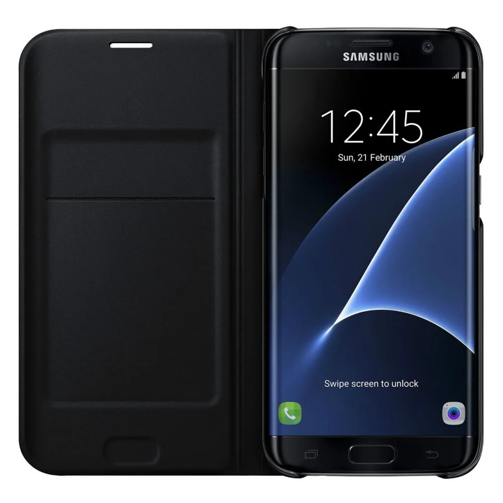 Роскошный флип-чехол с отделением для карт Samsung S8 S9Plus S6 S7 edge A3 A5 A7 A8 Note9 Note8 J5 J7 Prime Note5
