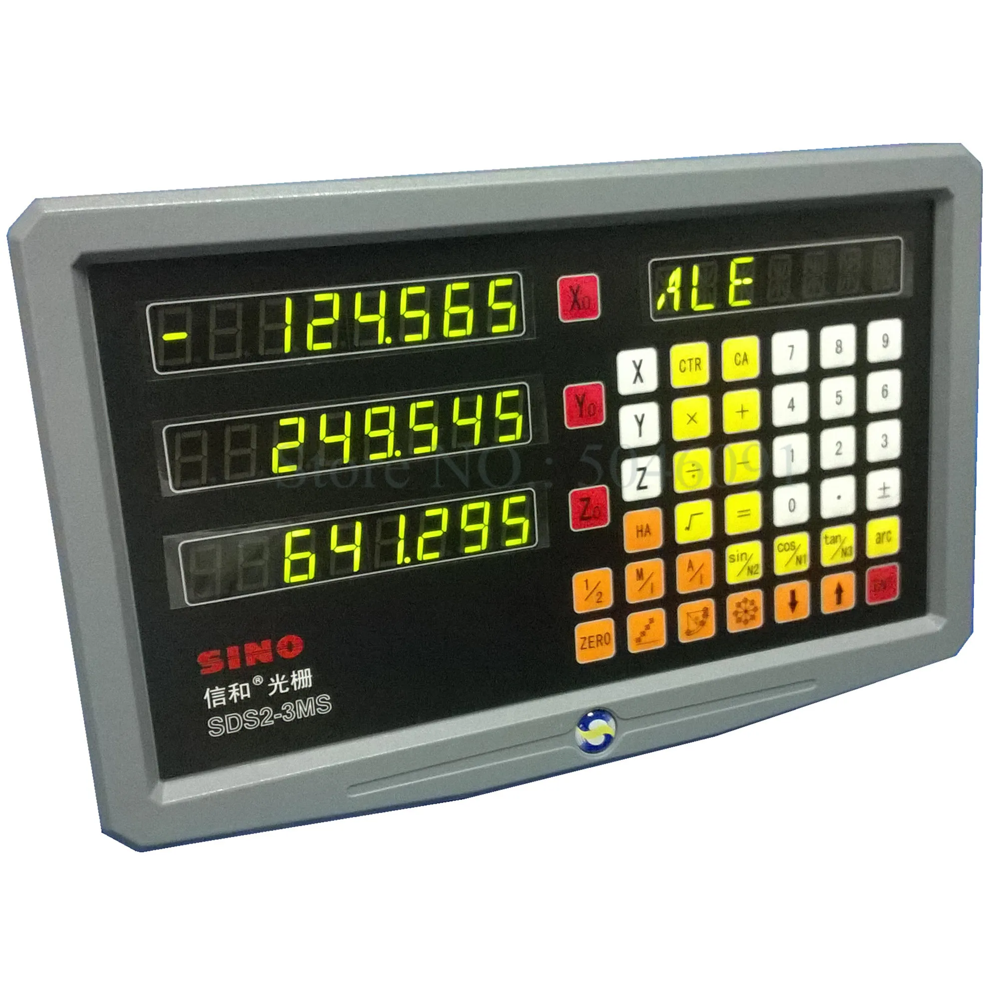 Sino SDS2-3MS Lathe Milling Machine DRO Digital Readout SDS3MS TLL Input AC110V/220V Linear Scale Three Axes Display