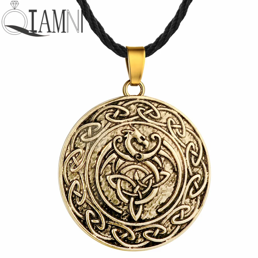Подвеска QIAMNI в стиле панк для мужчин и женщин подарок на день рождения|dragon pendant