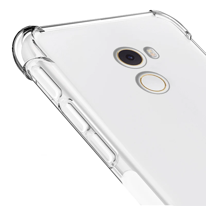 Роскошный противоударный чистый мягкий чехол Capa для Xiaomi mi Mix 2 телефонные чехлы Силиконовая задняя крышка 5,99 ''для mi x 2 mi x2 оболочки