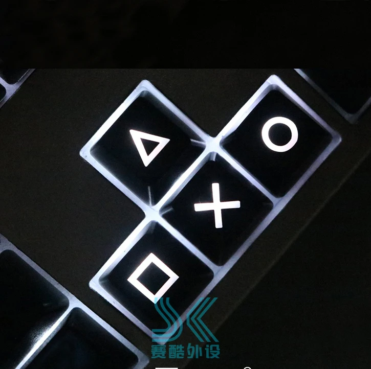 Механическая клавиатура ABS Pervious to light keycap клавиша направления вверх и вниз влево