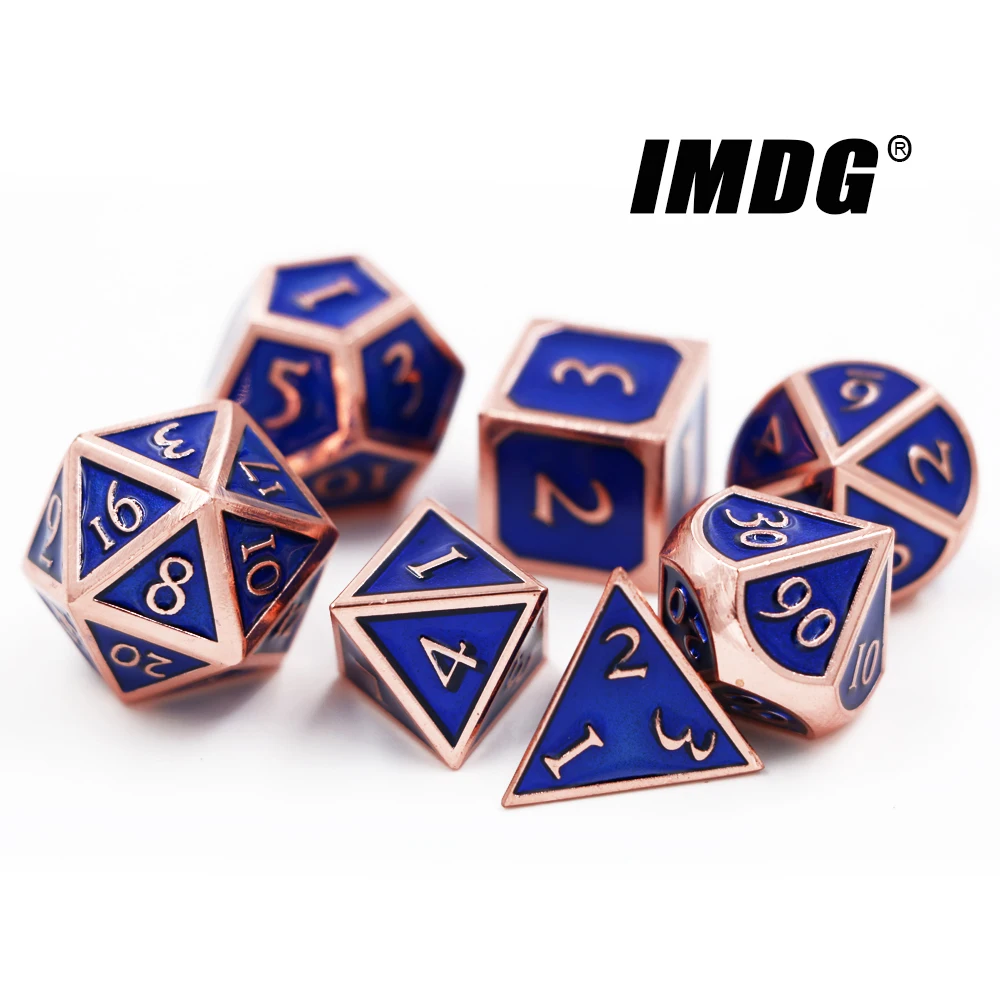 IMDG 7 шт./компл. креативные игральные кости для ролевых игр многогранные
