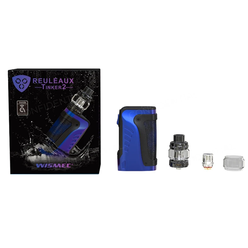 Оригинальный Wismec REULEAUX Tinker 2 комплект с 200 Вт Коробка мод 6 5 мл корыто бак WT01 WT02