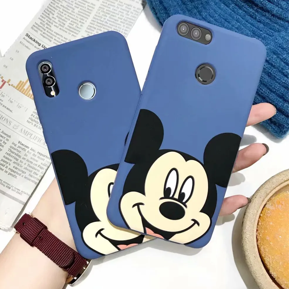 new 3D Cartoon For huawei P20 LITE case cover Smiling Minnie for HUAWEI PRO Phone plus |
