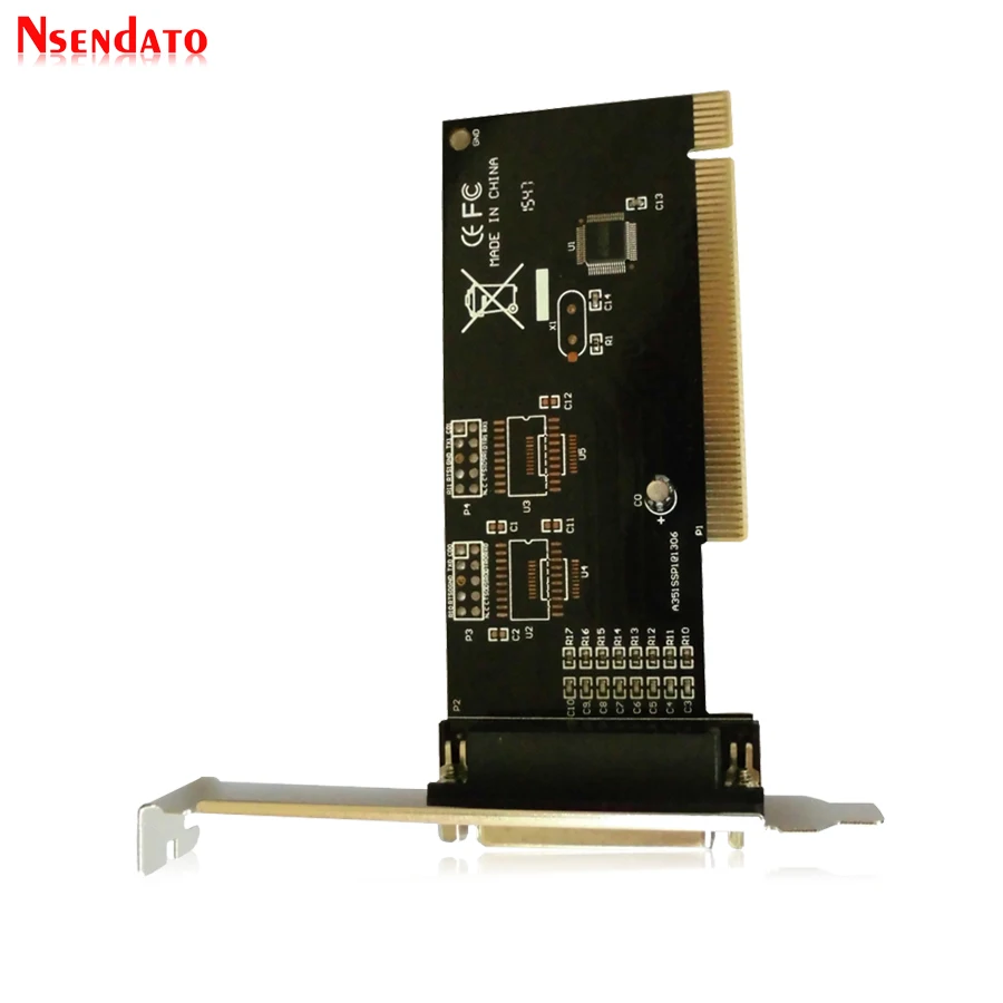 Новейшая модель IEEE 1284 Принтер DB25 LPT параллельный порт в PCI контроллер карты