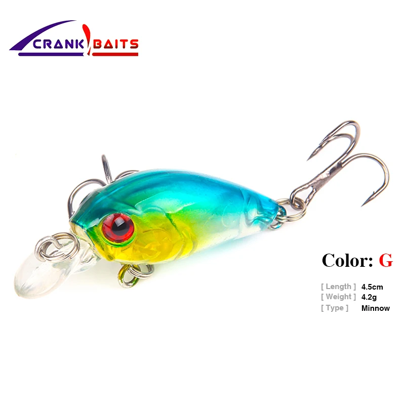 CRANK BAITS 45 мм 4 2 г Crankbait рыболовная приманка искусственный жесткая рукоятка бас
