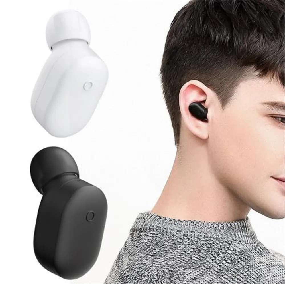 Оригинальные Xiaomi Bluetooth наушники мини беспроводная Hifi гарнитура Bluetooth 4,1 Xiaomi LYEJ05LM наушники с микрофоном наушники Miband