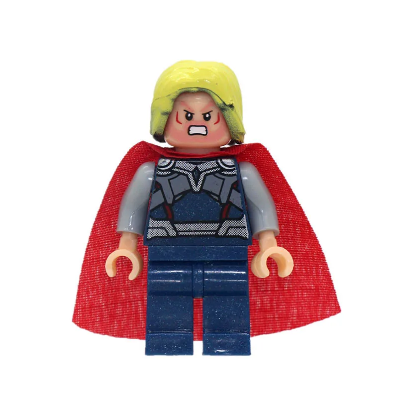 8 шт./лот сборки Super Heroes Мстители Marvel Капитан Америка Бэтмен блок мини фигурки