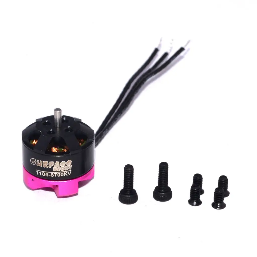 FBIL-SURPASS HOBBY 4x1104 8700kv 2S бесщеточный двигатель 12 полюсов для RC 80 90 100 FPV гоночный Дрон