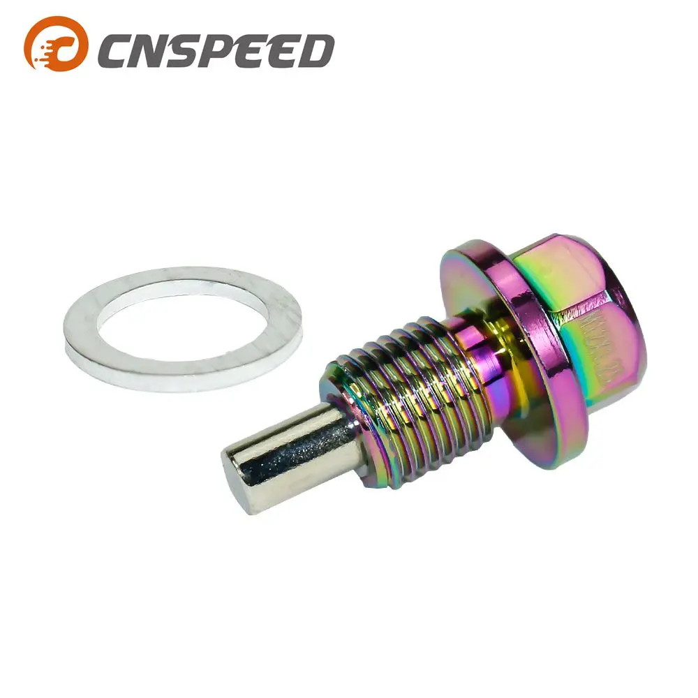 CNSPEED M12 * 1 25 мм Neo хромированная Магнитная дренажная масляная пробка/сливная гайка