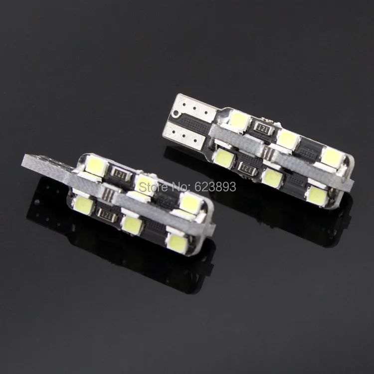 2x Canbus без Ошибок T10 W5W яркий 24 SMD белый светодиодный автомобильный Стайлинг