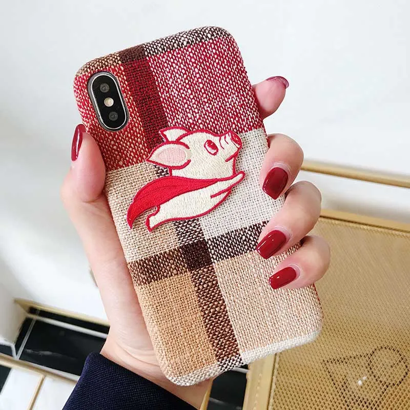 Милые чехлы для телефонов Kerzzil с изображением летучей свиньи собаки iphone X Xs Max XR