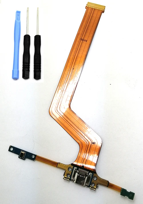 

Новый USB-разъем для зарядки, штекер для порта, гибкий кабель, микрофон для Samsung Galaxy Tab Pro 10,1 SM-T520 T525 и отвертка, инструмент для открытия