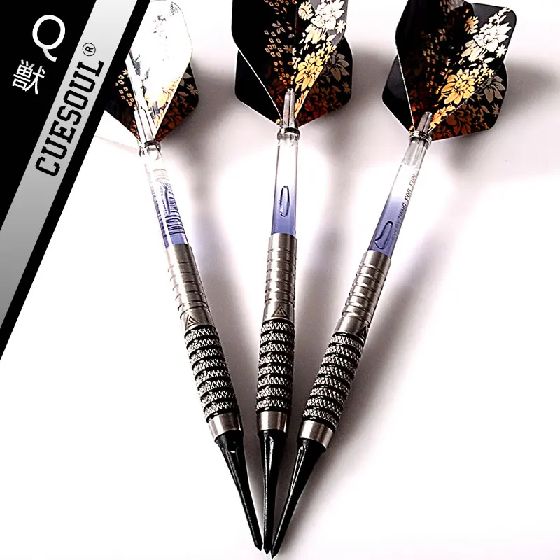 Новый Cuesoul 90% Вольфрам 3 шт./компл. 18 г 14.5 см Дартс профессиональной игры мягкий