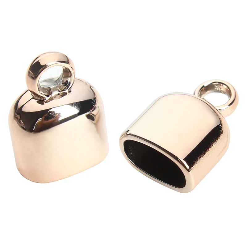 Пластиковые Концевики CCB 20 шт./лот цвета розового золота фитинги 10*6 мм плоский