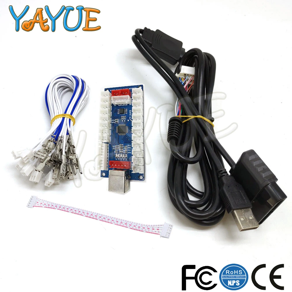 USB панель с нулевой задержкой для PS2/PS3/ПК/XBOX360|Игры монетами| |