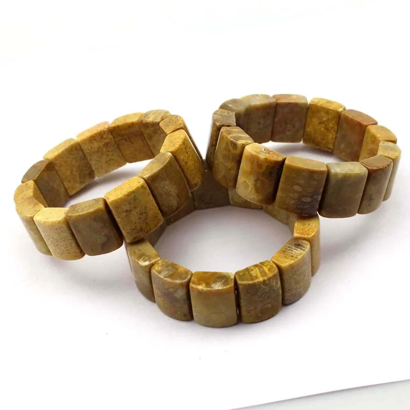 Натуральный камень хризантемы Браслет с натуральным драгоценным камнем