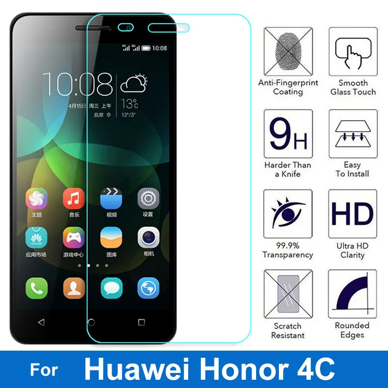 2.5D HD прозрачная защитная пленка для экрана Honor Play 4C из закаленного стекла Huawei G Mini
