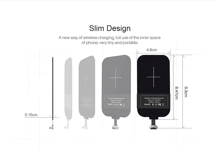 Приемник Nillkin с USB Type C и поддержкой беспроводной зарядки|usb c qi|charging receiverwireless charging