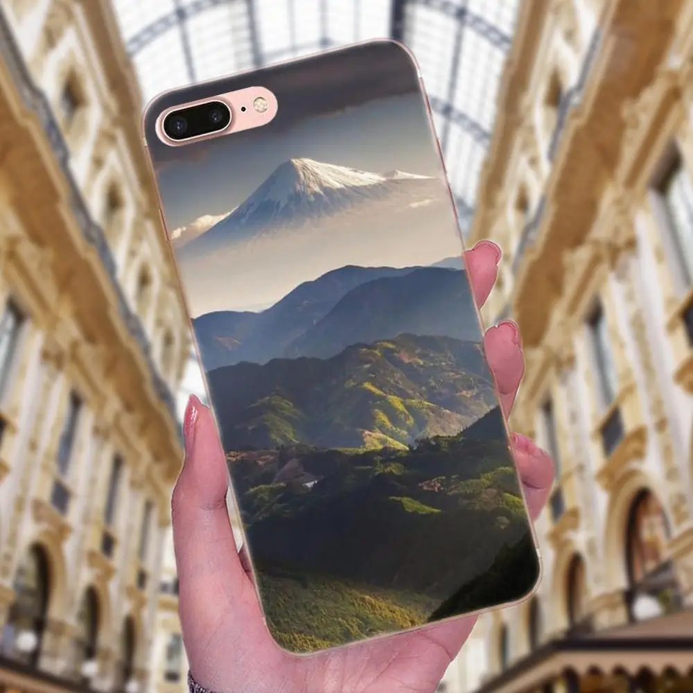 Крепление Fuji цветок вишни предложение TPU горячие продажи для Huawei Mate 7 8 9 10 20 P8 P9 P10 P20