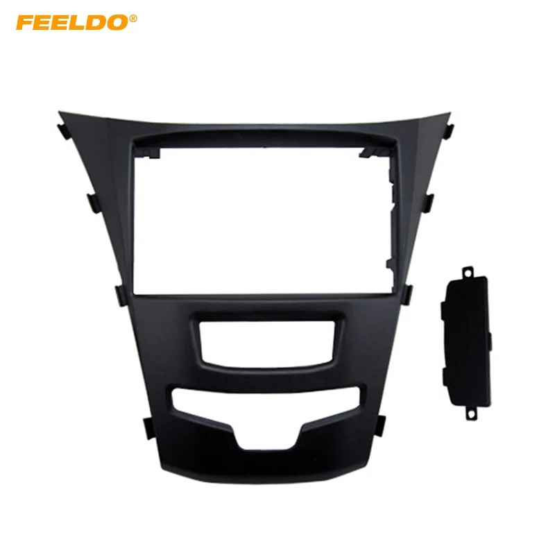 FEELDO Car CD/DVD Radio Fascia Для Ssangyong Korando Actyon 2014 Стерео рама панель комплект для крепления