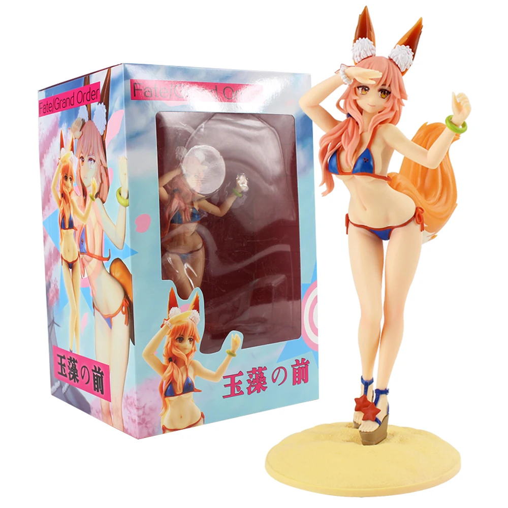 27 см Fate Grand Order фигурка Tamamo no Mae Fox Priestess of Peerless beauty аниме модель игрушки