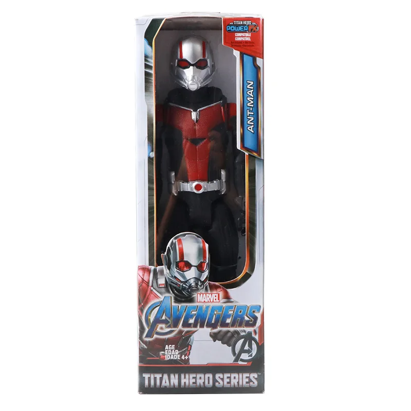 12 ''/30 см Marvel Мстители Endgame Titan Hero War Machine Капитан Америка муравей Hawkeye Thor Фигурки игрушки для детей Подарки