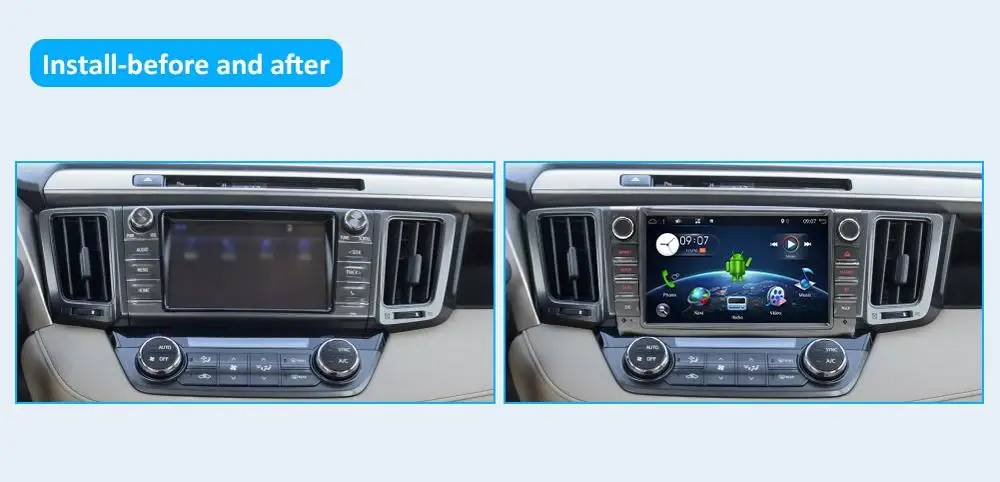 Автомагнитола 2 din на Android 10 0 с GPS DVD плеером для Toyota RAV4 RAV 4 2013 2014 2015 2016 bluetooth Wi Fi RDS