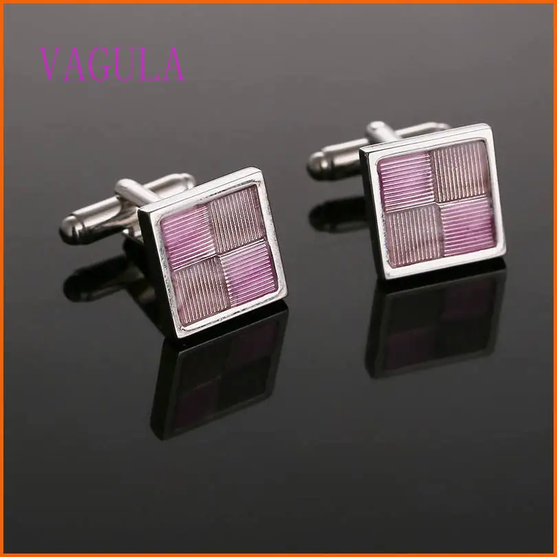 Вагула квадратные латунные запонки Классические мужские французские эмаль Gemelos