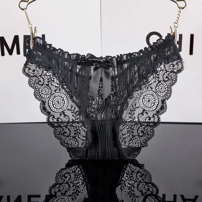 Женские сексуальные кружевные трусики женские хлопковые с заниженной талией