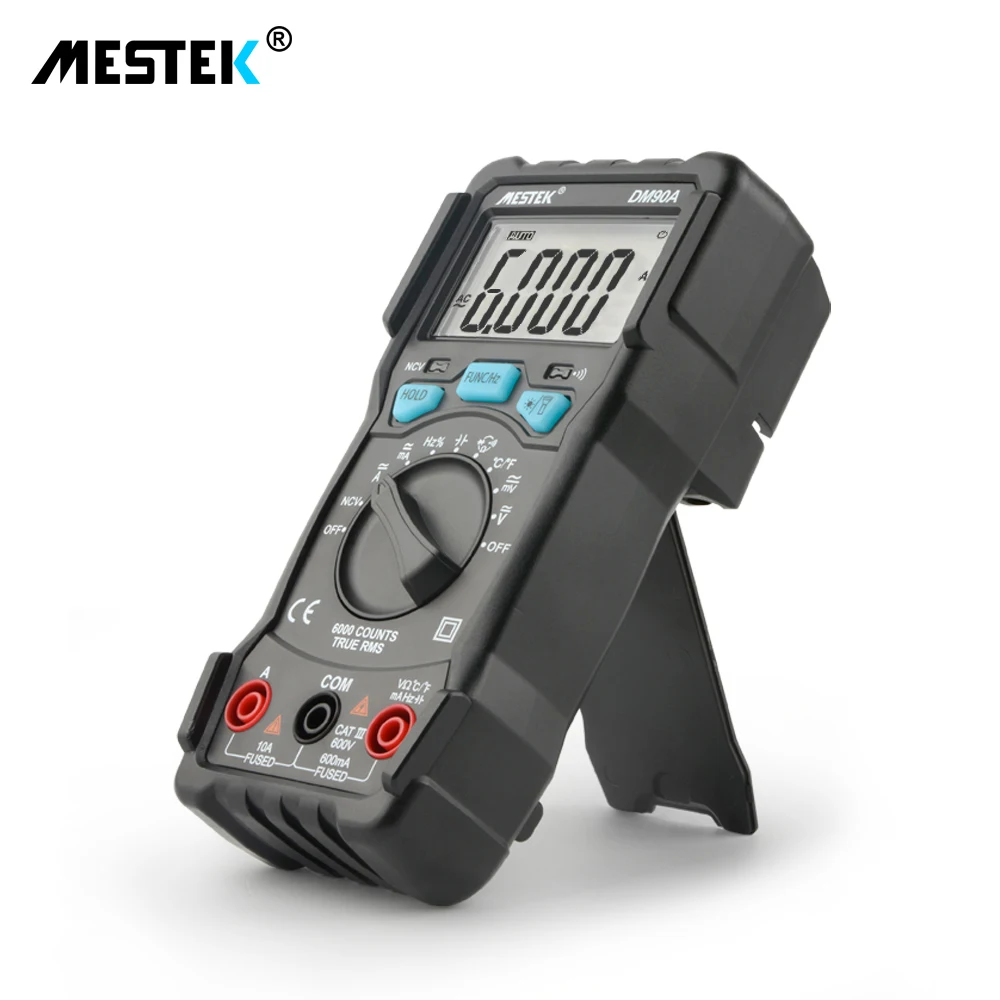 

MESTEK AC DC Multimeter True RMS High Precision Multimetro DM90A Auto range Digital Frequency Current Voltage Multimeters