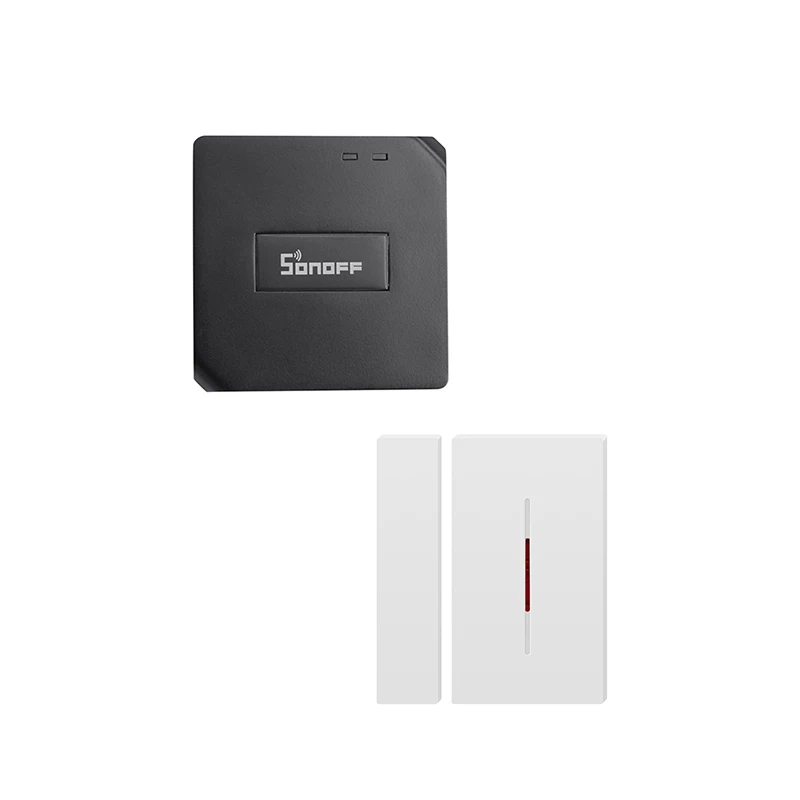 rf bridge DW1 Sonoff RF Brigde WiFi 433 МГц беспроводной преобразователь сигнала детектор дыма DW1 датчик двери PIR 2 датчик движения для умного дома - Цвет: rf bridge DW1