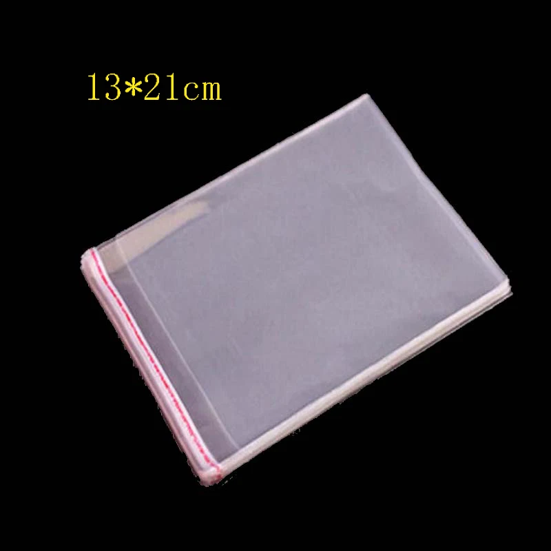 200 шт. Прозрачные полиэтиленовые пакеты 13 х21 см|bag bag|bag clearbag poly |
