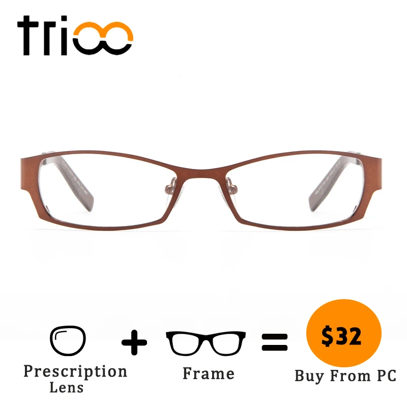 

TRIOO Lattice Style Diopters Glasses Minus Clear Prescription Optical Myopia Small Oval Eyeglasses Progressive Photochromic