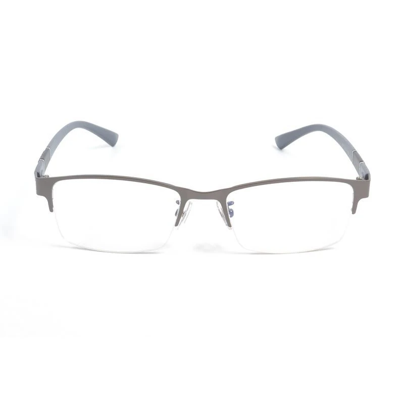 Очки с прозрачными полуободковыми дужками гибкая пластиковая TR-90 оправа для