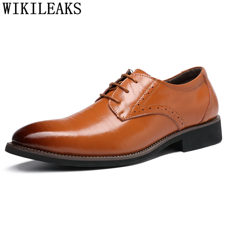 

Genuine Leather Shoes Men Formal Big Size Business Shoes Men Oxford Leather Office Shoes Men Classic Chaussure Homme Ayakkabi