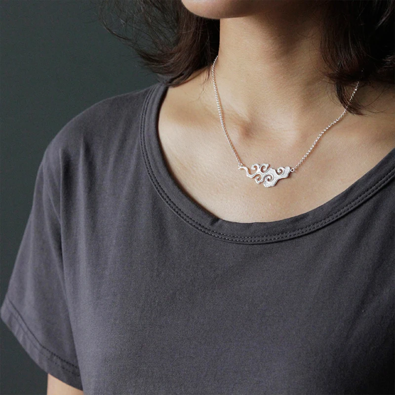 Lotus Fun реальные 925 пробы серебро ручной работы дизайнерские оригинальные Fine Jewelry с