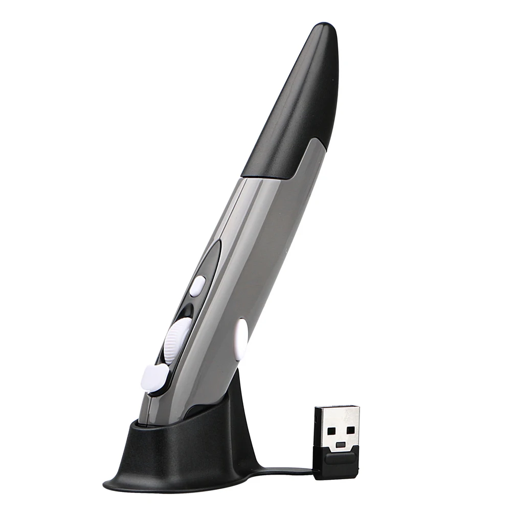 Новинка 2 4G Беспроводная оптическая USB карманная ручка для рисования Мини ПК мыши