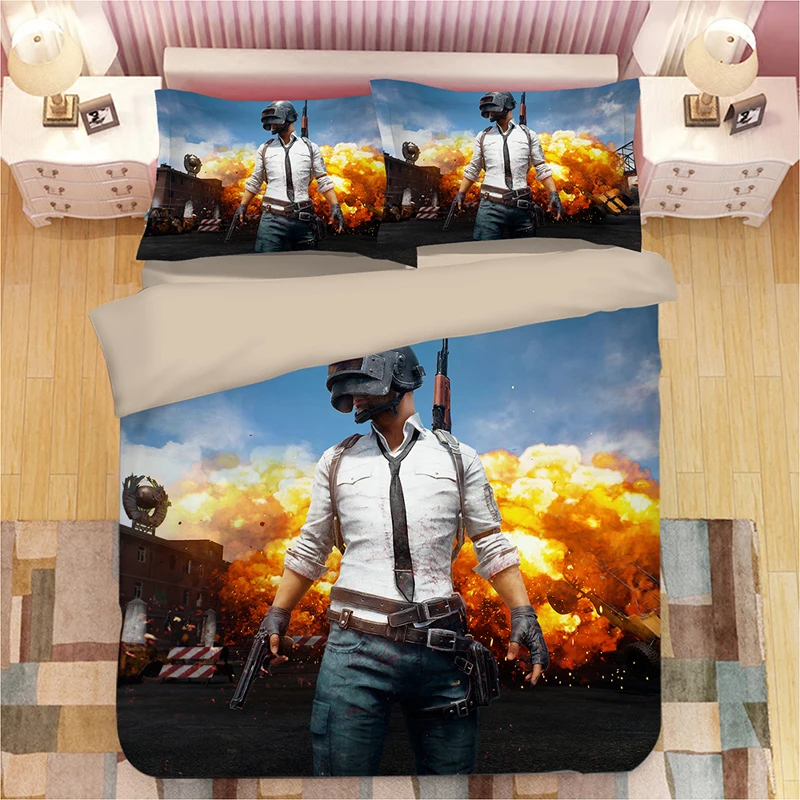 PLAYERUNKNOWN'S BATTLEGROUNDS 3D комплект постельного белья, пододеяльники, наволочки, одеяло, Комплект постельного белья s, постельное белье