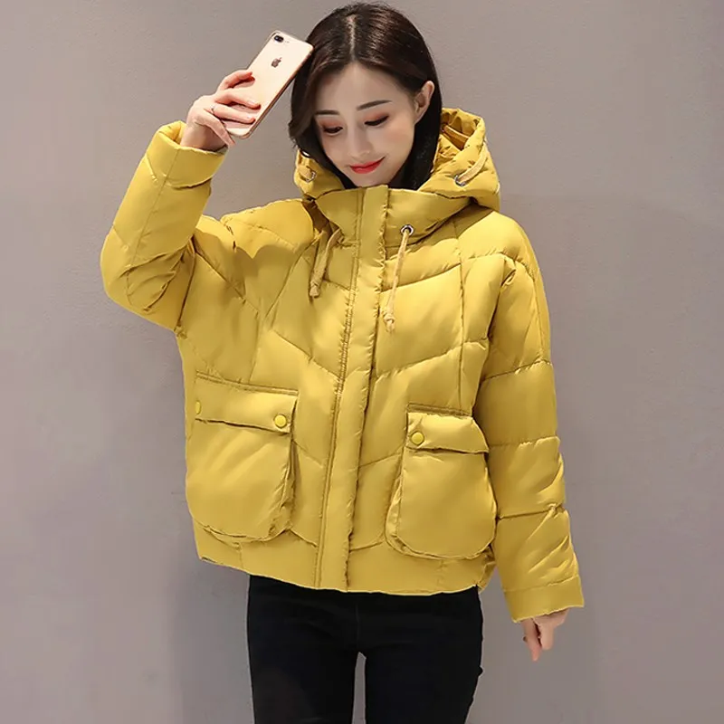 Fashion women's cotton coat short new thick bread clothing winter down jacket wild women | Женская одежда